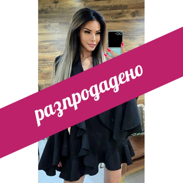 Рокля  hug черна